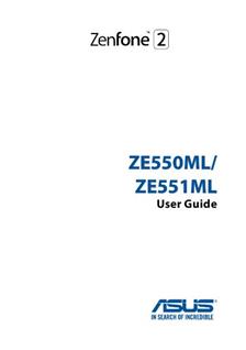 Asus Zenfone ze manual. Smartphone Instructions.